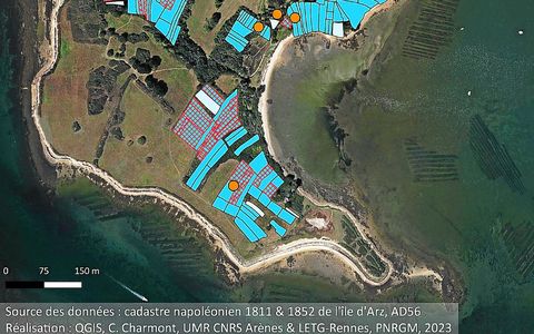 Les vignes parsemaient le paysage de l’île d’Ilur, où était même installé un pressoir. Huit pieds de vigne « sauvage » pourraient être une piste pour identifier le « plant breton » de la vigne locale avant l’arrivée des hybrides américains.