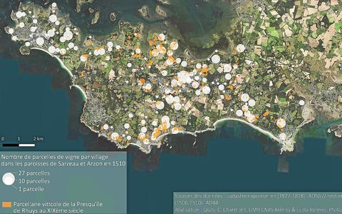 La concentration des parcelles de vignes au fil des siècles permet d’imaginer un paysage très différent de celui d’aujourd’hui.